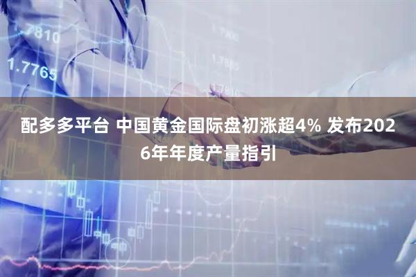 配多多平台 中国黄金国际盘初涨超4% 发布2026年年度产量指引