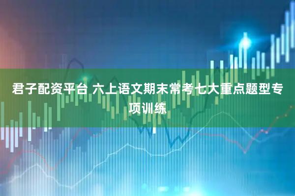 君子配资平台 六上语文期末常考七大重点题型专项训练